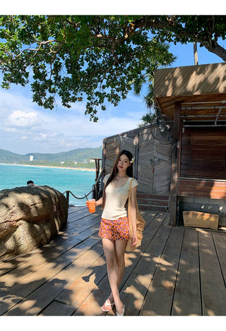 shoulder hot girl top