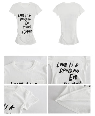 white niche slim top