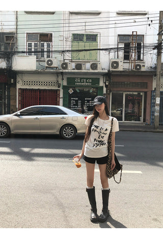 white niche slim top