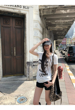 white niche slim top
