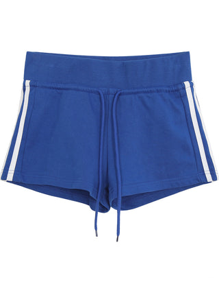 blue sports shorts