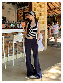 striped halter top