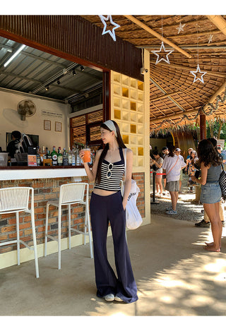 striped halter top