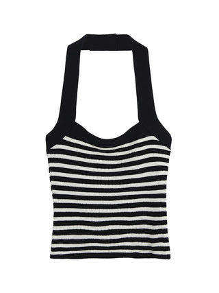 striped halter top
