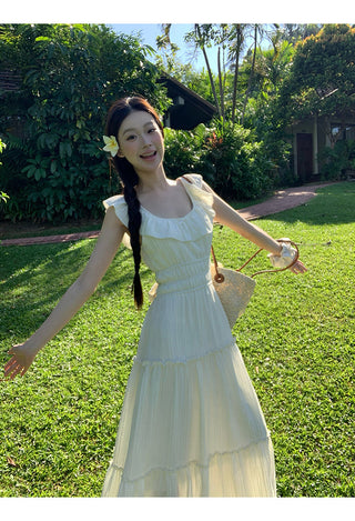 white backless dress