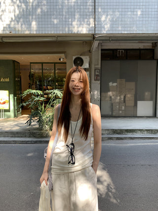white chic camisole