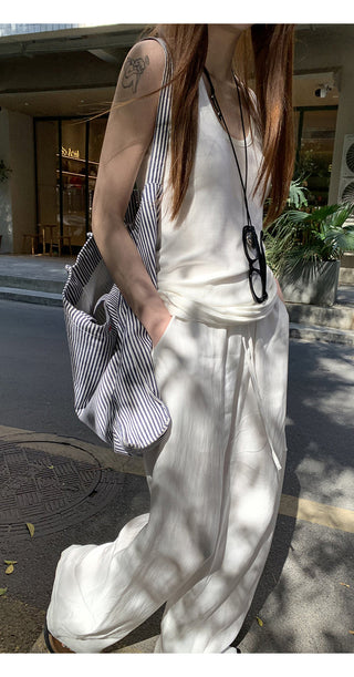 white chic camisole