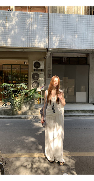 white chic camisole