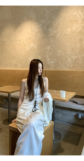 white chic camisole