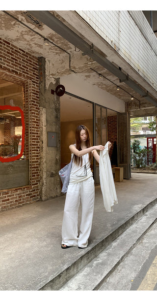 white chic camisole