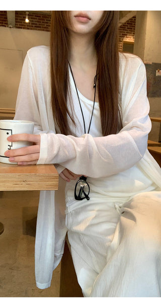 white chic camisole
