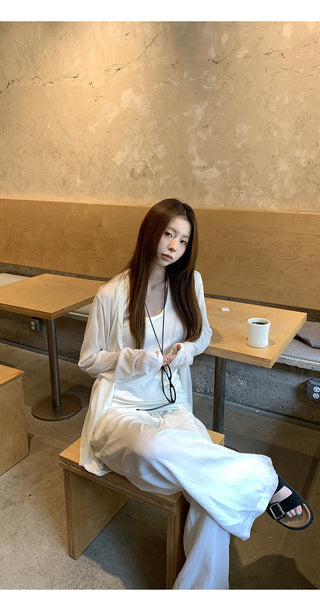 white chic camisole