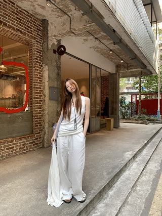 white chic camisole