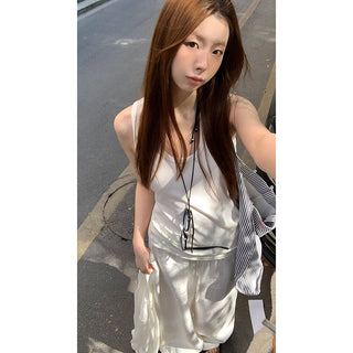 white chic camisole