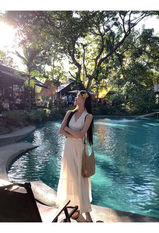 white French dress