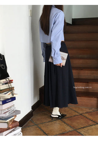 striped French shirt tops
