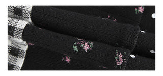 black knitted dress 01