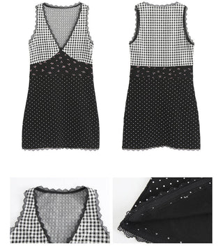 black knitted dress 01