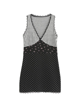 black knitted dress 01