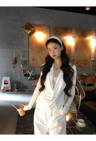 white lace long top 02