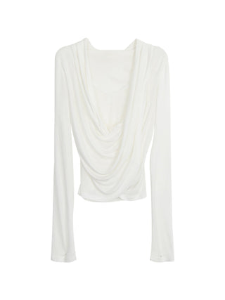 white lace long top 02
