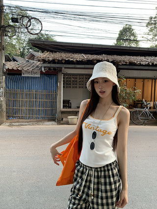 white Korean camisole 01