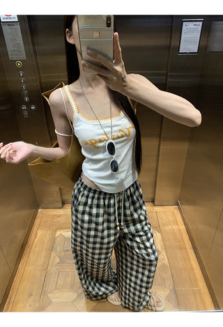 white Korean camisole 01