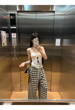 white Korean camisole 01