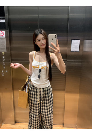 white Korean camisole 01