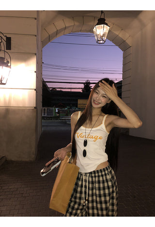 white Korean camisole 01
