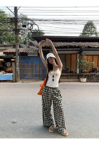 white Korean camisole 01