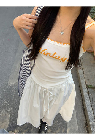 white Korean camisole 01