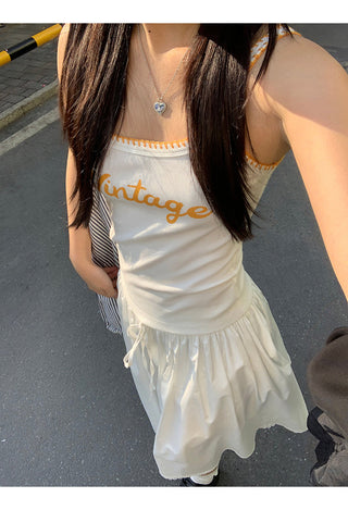 white Korean camisole 01
