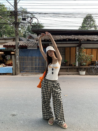 white Korean camisole 01