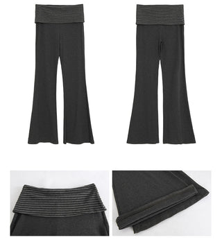 gray striped set