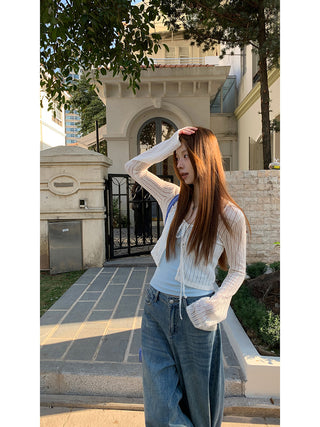 lace waistcoat top