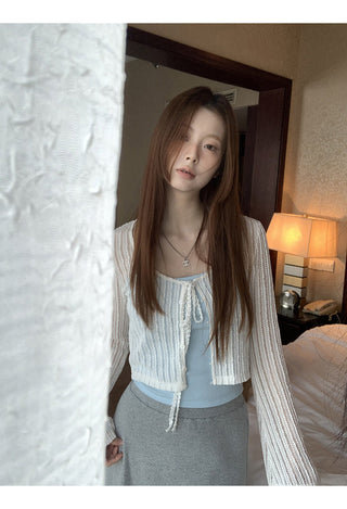 lace waistcoat top