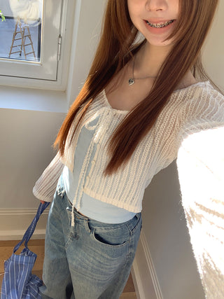 lace waistcoat top