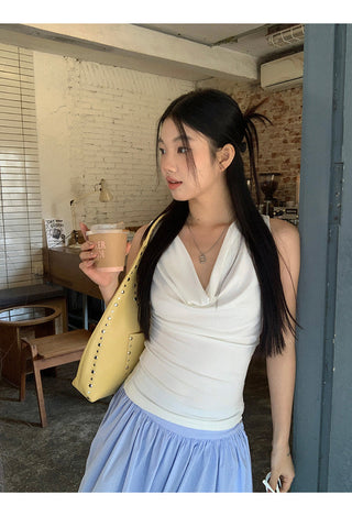 white French camisole tops