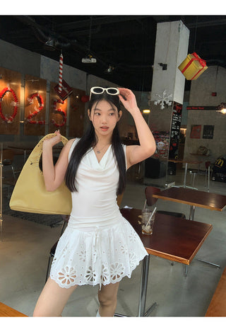 white French camisole tops