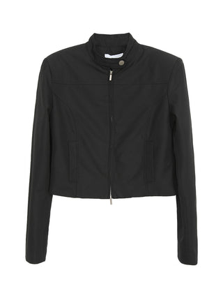 black short coat jacket