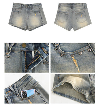 gray fake two-piece tops
