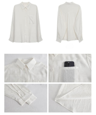 white French shirt set
