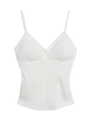 white V-neck camisole