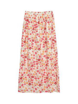 pink floral child skirt