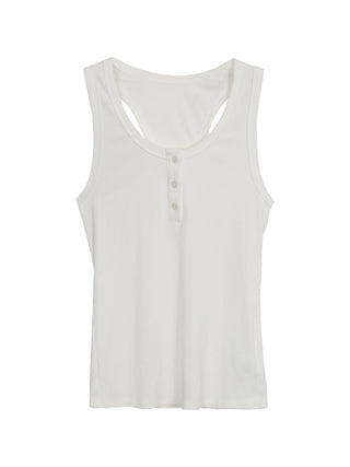 white Korean camisole
