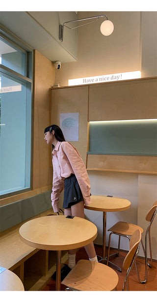 dark gray culotte skirt