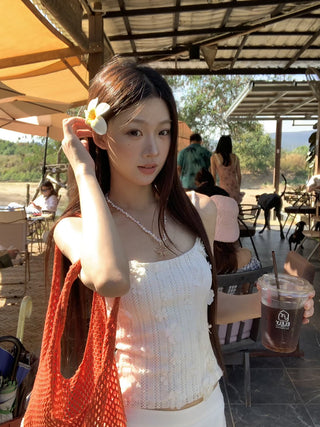 white French camisole