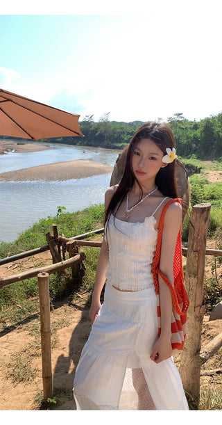 white French camisole