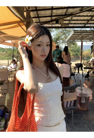white French camisole